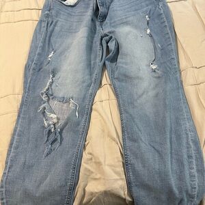 Studio Blue Relaxed Distressed Jeans